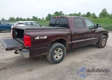 2005 Dodge Dakota Slt из США, поврежденный, VIN 1D7HW48N75S164615